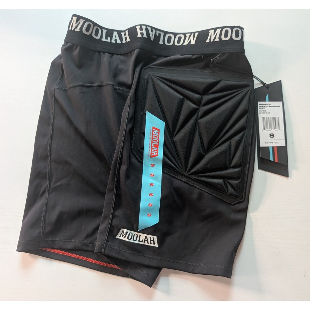 Moolah Kicks Womens Padded Compression Basketball Shorts Black 222001005 S